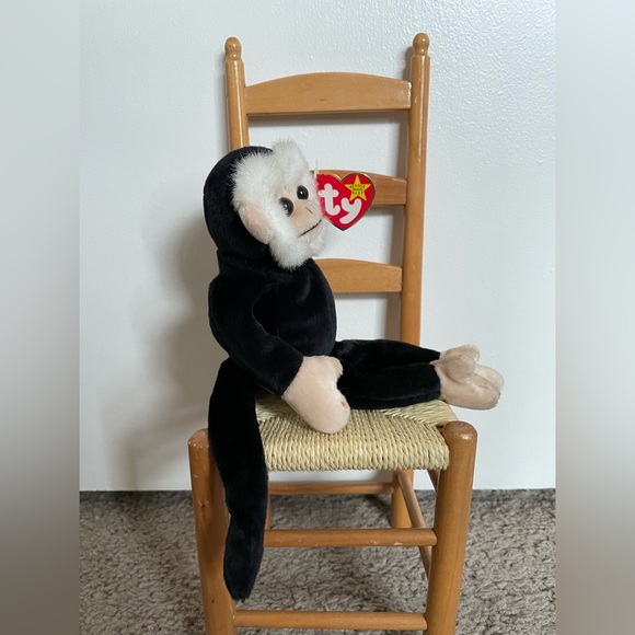 Ty Beanie Babies Mooch The Spider Monkey 1999 Retired Tag Errors - Picture 3 of 7